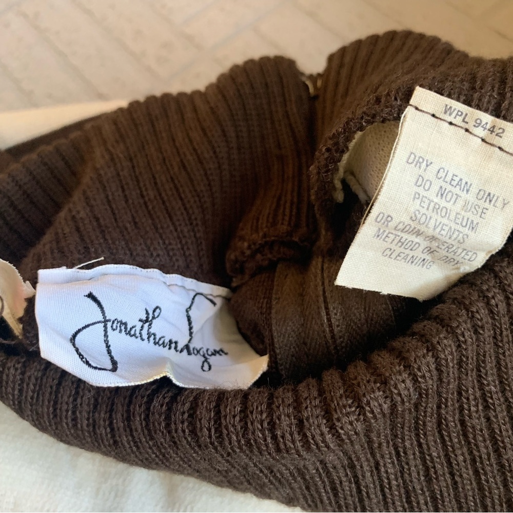 Size 13 vintage 60’s Jonathan Logan striped knit dress - Picture 4 of 5